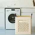 thumbnail image 1 of HOZADOIE Chariot de Rangement Panier à Linge Sale Pliable Grande Capacité pour Salle de Bain, 1 of 6
