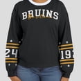 thumbnail image 6 of Women's WEAR by Erin Andrews Black Boston Bruins Long-Sleeve Sport T-Shirt, 6 of 6
