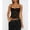 Black, variant on Rdhnmea Women's Summer Lace Cami Tops Sleeveless Ruched Front Camisole
