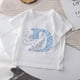 thumbnail image 3 of Camiseta infantil Cinnamoroll con combinación de letras y nombres, Sanrio Kawaii, ropa informal de dibujos animados, camisetas para niños y niñas, 3 of 5