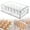 B, variant on Goowood Deviled Egg Container with Lid Stackable 12/18 Egg Holder for Refrigerator Organizer Transparent Egg Dispenser Tray for Fridge