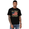 thumbnail image 4 of HAOMEILI 250 Anniversary USA Shirt 1776-2026 250th Birthday Patriotic American Flag T-Shirt, 4 of 7