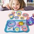 thumbnail image 4 of Juguetes Juego de Té Py Comida Y Accesorios de Cocina con Accesorios de Juego de océanos de 14pcs Sunnimix Jugar juguetes de casa, 4 of 8