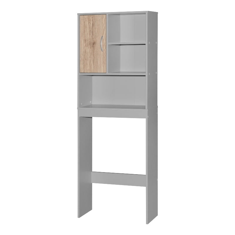 Better Home Products Ace Over the Toilet Storage Organizer in Light