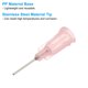 thumbnail image 3 of Agujas de dispensación de 20Ga, 52PCS de 1/2 pulgada con punta roma industrial y jeringas con aguja de bloqueo Luer para rellenar tintas líquidas, adhesivos, aceites, rosa, 3 of 7