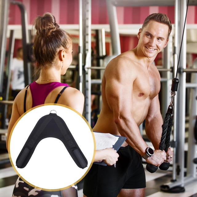 RENACLIPY 1Ud Ab Harness Negro De PVC Y Nylon Para Ejercicios Abdominales Con Protección Y Cómodo