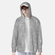 thumbnail image 2 of Fotbe GlitterSilver Chaqueta con Protección Solar UPF 50+ para Hombre y Mujer, Camisa con Capucha y Bolsillos-X-Large, 2 of 7