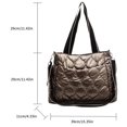 thumbnail image 4 of Bolsa de moda de dama de gran capacidad Color sólido Otoño Invierno para viajar Ndcxsfigh Para Estrenar, 4 of 9