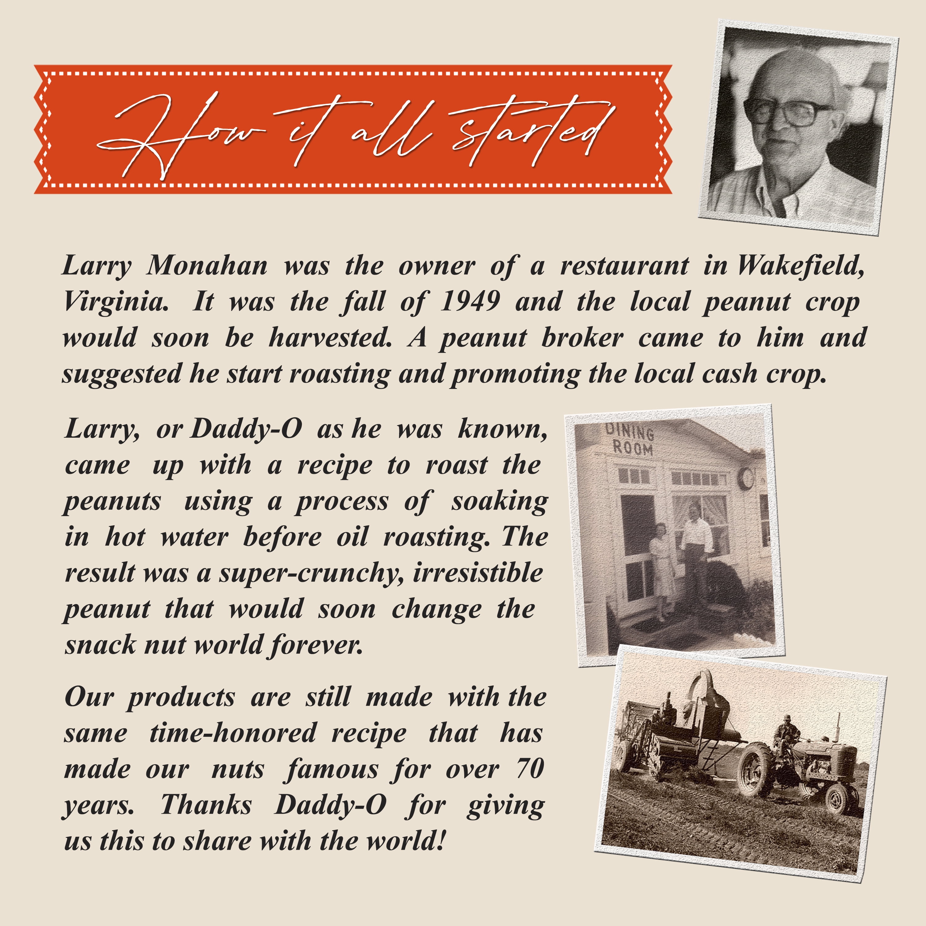The 1949 Nut Co. Gourmet Salted Virginia Style Peanuts - 38 Ounce