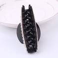 thumbnail image 5 of Vjnyvs 2PCS Glitter Rhinestone Hair Claws Clips For Women Alloy Hairpins Crab Clamp Horsetail Grab Clip Fashion Hair Accessories, 5 of 7