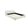 thumbnail image 6 of Best Master Furniture Ctoria Queen Burlap Bed, Cream, 6 of 8