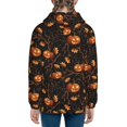thumbnail image 6 of Sikiie Halloween With Pumpkins Zip Up Hoodie Teenage, hoodies for Teenage, Zipper Sweatshirt Jacket for Daily, Traveling-Medium, 6 of 6