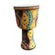thumbnail image 2 of Tambor Djembe con correa de transporte, juguete educativo sensorial, ligero y portátil de PVC. Vistoso, 2 of 9