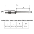 thumbnail image 2 of Unique Bargains Hollow Paper Drill Bit 7mmx75mm for Straight Shank Punching Machine 7mm, 2 of 5