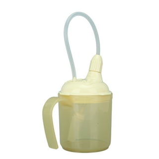 IMSHIE Drinking Aids Adult Sippy Cup with Straw Spillproof Convalescent  Feeding Cup for Disabled Elderly with Weak Grip 