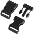 thumbnail image 6 of Moncolis 50 Pcs 5/8'' Black Plastic Side Release Buckle for Paracord Bracelets, 6 of 6