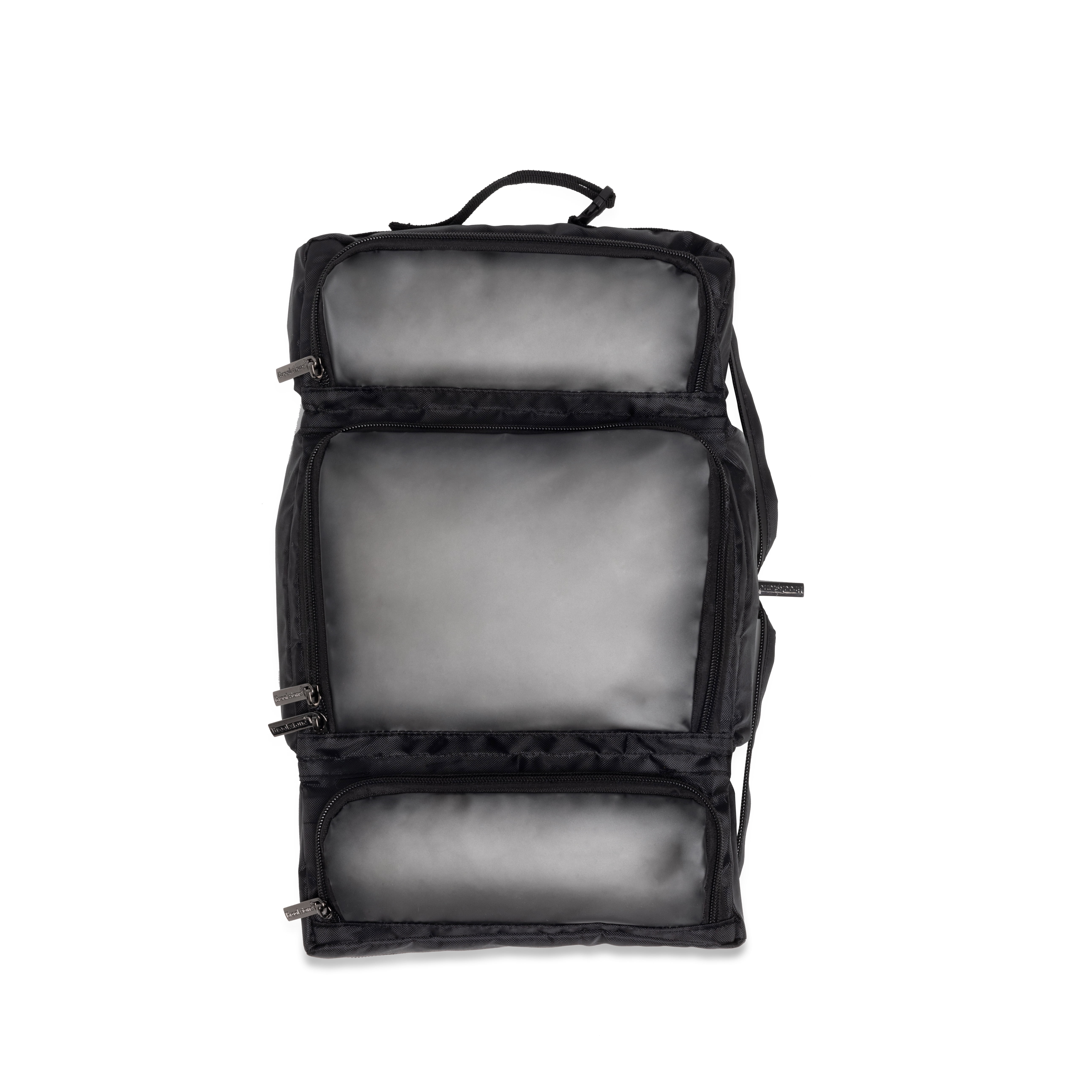 Brookstone Hanging Travel Toiletry Organizer Cube, Black