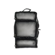 Brookstone Hanging Travel Toiletry Organizer Cube, Black