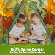 JoyStone Dinosaur Kids Play Tent, Discovery Dinosaur Pop-Up Playhouse, Indoor Outdoor Camping Tent… — $20.99 (40% off)