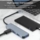 thumbnail image 4 of 4-in-1 Multifunctional USB-A Aluminum Alloy Hub High-speed USB Hub USB Converter with USB3.0*1 USB2.0*3 Output Interfaces, 4 of 5