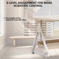 thumbnail image 5 of Baby Bassinet Bedside Sleeper 3-in-1, Portable Infant Crib with Wheels, Mosquito Net, Soft Mattress, Breathable Mesh and Large Storage Basket for Newborns, 5 of 6