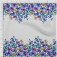 thumbnail image 2 of oneOone Cotton Flex Fabric Leaves & Flower Panel Decor Fabric Printed BTY 40 Inch Wide, 2 of 3