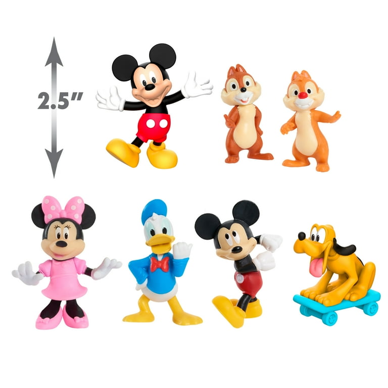 Disney Junior Mickey Mouse 7-Piece Figure Set, Kids Toys for Ages 3 up