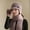 Bean paste color (single top), variant on 1pcs Single Hat Autumn Winter New Women's Ear Protection Design Warm Thick Elegant Fashionable Brimmed Hat Essential for Outdoor Activities Suitable for Hiking, Exercise, Running, and Sports