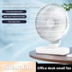 thumbnail image 4 of 1pc Portable USB Desk Fan with 360° Adjustable Head, 4-Speed Ultra-Quiet Mini Tabletop Fan, Plastic Material, Button Control - Ideal for Office, Home, Outdoor Camping, Portable Fan, 4 of 4