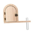 thumbnail image 4 of DOLITY Electrical Outlet Cover Wood Outlet Box for Warehouse Living Room Restaurant 22x15.7cm, 4 of 9