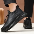 thumbnail image 5 of Willtoo Mens Winter Boots Waterproof Casual Fleece Lined Windproof Snow Cotton Shoes Quick Elastic Lace Anti-Slip Thermal Walking Sneakers for Office Cold Weather, 5 of 5
