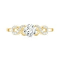 thumbnail image 4 of Rosec Jewels Certified 5MM Lab Grown Diamond Solitaire Promise Ring for Her, EF-VS Quality, 18K Yellow Gold, US 12.50, 4 of 8