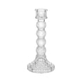 thumbnail image 2 of Vintage Clear Glass Candlestick Holders, Clearance Crystal Taper Candle Stands, Table Centerpiece Decor for Wedding Thanksgiving Christmas Autumn Home Ornaments, 2 of 6