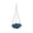 Blue(New), variant on Wavy Edge Hanging Bird Feeder, 15.7" Tall Plastic Tray Feeder with Chains, 3-Color Option for Backyard Birds
