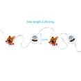 thumbnail image 2 of Rudolph The Red-Nose Reindeer, 20 Count Mini LED Light String, Battery Operated, 7 feet Long, Clear, Red, Light Up Decoration, 2 of 8