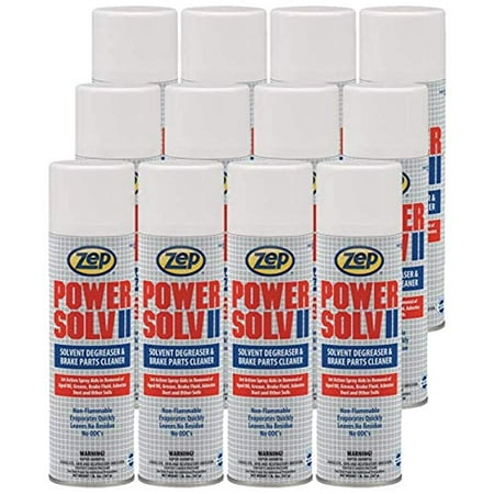 

Zep Power Solv II Heavy-Duty Solvent Degreaser 20 Ounce 20301 (Case of 12) Degreaser and brake parts cleaner that dissolves and removes most oils and leaves no residue