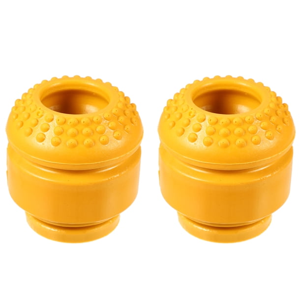 Amortiguador de resorte helicoidal para Ford F-250 Super Duty 2011-2022 / Buje de parachoques de tope de suspensión delantera / Goma duradera / 2 piezas Amarillo