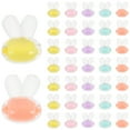 thumbnail image 1 of 100 Pcs Perles en Acrylique en Forme de Lapin Corde à Cheveux DIY Perles Bracelet DIY, 1 of 8