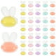 thumbnail image 1 of 100 cuentas acrílicas para el pelo de conejo, para hacer tú mismo, con forma de conejo de dibujos animados, para pulseras., 1 of 5