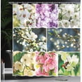 thumbnail image 4 of Ambesonne Tree Shower Curtain, Spring Scenery Collage, 69"Wx84"L, Multicolor, 4 of 5