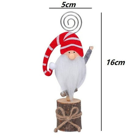 

Christmas Gifts For Teens Christmas Faceless Doll Business Card Holder Wooden Forest Old Man