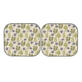 thumbnail image 4 of Picia Skull Snake 2 Piece Car Windshield Sun Shade Foldable | Foldable Sun Shield for Front Window Blocks UV Rays and Keeps Your Vehicle Cool-Small, 4 of 7