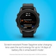 thumbnail image 4 of Garmin fēnix 7S Pro Sapphire Solar, Multisport GPS Smartwatch, Built-in Flashlight, Solar Charging Capability, Black, 4 of 6