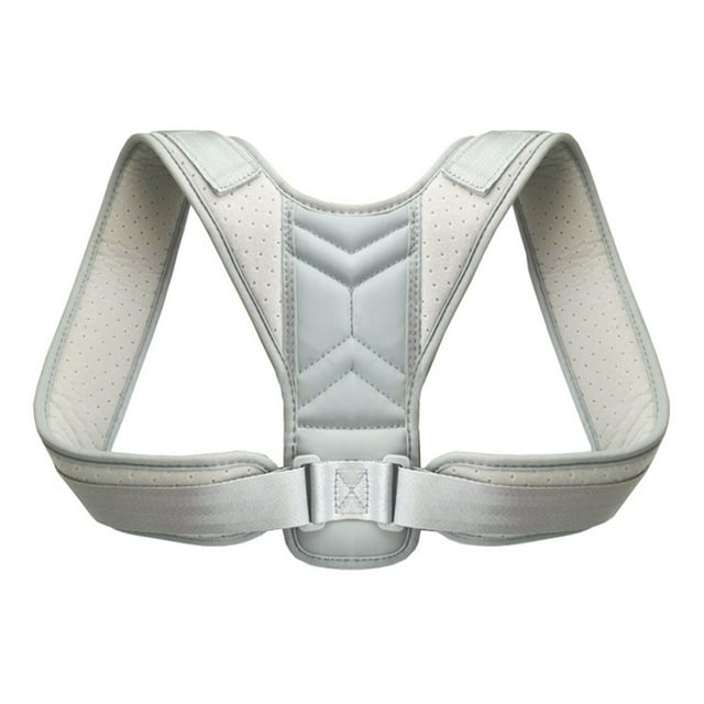 Correcteur de Dos, Redresse-Postures Respirant Réduit la Pression Corporelle Ajustable Gris Ajustement Parfait Nylon Améliore la Douleur pour Femmes pour Mauvaise Posture m,L,TG