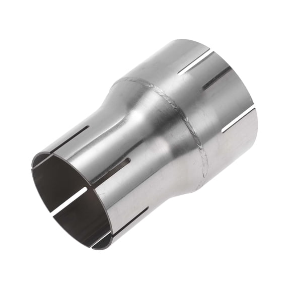 Unique Bargains 2.25" OD-2.75" OD Mandrel Exhaust Bend Elbow Concentric Reducer 304 Stainless Steel Pipe Adapter 39 inch Length Silver Tone