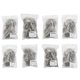 thumbnail image 1 of 800 grapas precortadas estándar para reparación de plásticos automotrices, para parachoques, carrocería, soldadura, grapadora térmica., 1 of 5