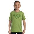 thumbnail image 4 of Look At Thyme Green Thumb Gardening Girls Kids T Shirt Tees Teen Brisco Brands XS, 4 of 6