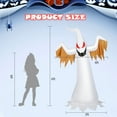 thumbnail image 4 of Costway 6 Pieds Halloween Gonflable Ghost Décoration Rapide avec Lumières LED Rouges, 4 of 10