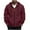 Wine, variant on yillto Mens Zip up Jacket Hoodie Sweatshirt Drawstring Long Sleeve Casual Athletic Coat with Zipper Pockets
