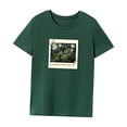 thumbnail image 3 of Camiseta para mujer Ropa de verano Camiseta básica para playa Regalo del día de San Valentín Verde, 3 of 7